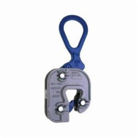 CAMPBELL CHAIN & FITTINGS Plate Clamp, Structural Short Leg, Series Gx Series, 1 Ton Load, 116 To 34 In Jaw Opening, 6423105 6423105